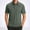 Army Green, variant on HAOTAGS Men’s Short Sleeve Waffle-Knit Polo Shirt, Classic Collar Lightweight & Breathable Casual Top Army Green 2XL