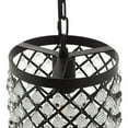thumbnail image 3 of Modway Reflect Metal & Glass Pendant Lamp in Distressed Black/Clear, 3 of 5