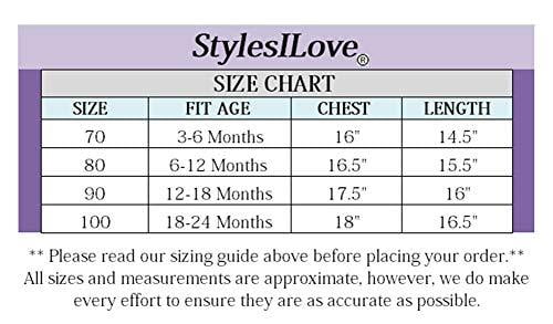 StylesILove Infant Toddler Sunflower Baby Girl 1-Piece Swimsuit 3-24 Months