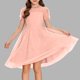 thumbnail image 2 of Vestido Largo Casual Vestido Casual de Polka de Moda para Niños con Falda de la Princesa de Manga Corta de Malla Y Falda de Gasa de Malla Vestido de la Princesa Del Bebé, 2 of 6