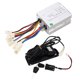 thumbnail image 5 of Kit de conversión de bicicleta eléctrica de 12 V y 500 W con motor cepillado y acelerador de pie para scooters y triciclos, 5 of 8