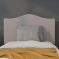 thumbnail image 4 of Upholstered Twin Size Headboard with Nailtrim in Light Gray Fabric, 4 of 16