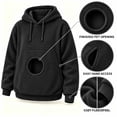 thumbnail image 5 of Cat Pouch Hoodie Pet Carrier Sweatshirt Large Pocket Pullover Shirt Big Size Front Dog & Cat Carrier Sweatshirts, 5 of 5
