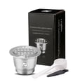 thumbnail image 1 of Capsule de Café Rechargeable à Trou Carré Filtre Goutteur Tasseur pour Nespresso, 1 of 6