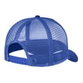 thumbnail image 2 of Mens 5-Panel Snapback Cotton/Polyester Cap Royal, 2 of 2