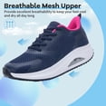 thumbnail image 4 of Z ZARPION Plantar Fasciitis Shoes Women Walking Arch Support Tennis Casual Athletic Nurse Orthotic Sneakers for Foot Pain Relief US Size 11, 4 of 9