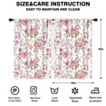 thumbnail image 2 of Blackout Kids Curtains,Pioneer Flower Floral Print Pattern Childrens Insulated Curtains Set Of 2,Bedroom Essentials,Toddler Room Decor 42"x63", 2 of 5