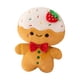 thumbnail image 4 of Adornos de peluche de pan de jengibre Muñeco de jengibre relleno Suave encantador Cojín creativo de Navidad Decoración para fiesta Dormitorio, 4 of 9
