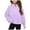 A01-Purple, variant on TOWED22 Girls Half Zip Sweatshirt Fleece Quarter Zip Pullover Sweatshirts with Thumb Hole Fall Clothes for Teen Girls(Sky Blue,11-12 Years)