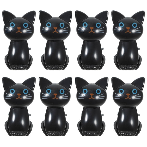 clips para bolsas de papas fritas con forma de gato, clips herméticos multiusos para bolsas de comida de cocina.