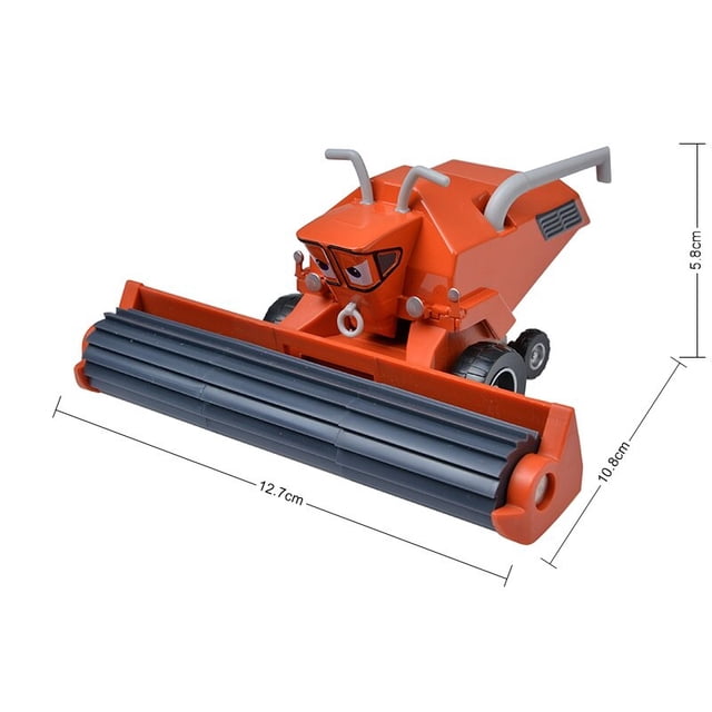 Disney Pixar Cars 3 Frank Tractor Lightning McQueen Mater Miss Fritter Ramirez 1:55, vehículo fundido a presión, juguetes de aleación de Metal, regalo para niños Gao Jinjia LED
