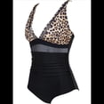 thumbnail image 3 of Traje de Baño de con Control de Abdomen para Mujer, Push Up, Cintura Alta. de Leopardo L, 3 of 10