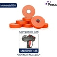 thumbnail image 2 of Perco Red Pricing Labels for Monarch 1136 Price Gun - Case of 8 Sleeves, 112,000 Pricemarking Labels Value Pack - with Bonus Ink Rolls Included, 2 of 7