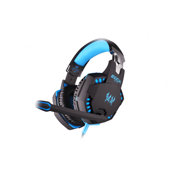 Hot Sale Headphones G2100 Vibration Colorful Anti-Noise Stereo HIFI Headphones Gaming Headset 3.5mm USB Wired Stereo Gaming Headphone With Microphone Game PC Headset(Blue)
