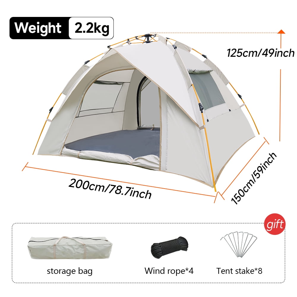Instant Tent, Auto Easy Pop up Tents Camping with Carry Bag ,1-2 People Camping Tent with for Outdoor, Family, Hiking, Traveling