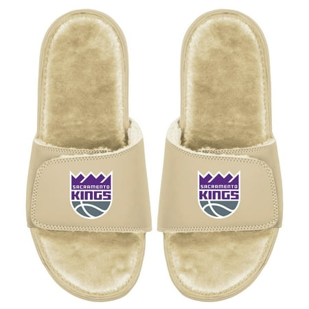 

Men s ISlide Tan Sacramento Kings Dune Faux Fur Slide Sandals