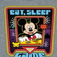 thumbnail image 3 of Mickey & Friends - Eat, Sleep, Game - Toddler And Youth Short Sleeve Graphic T-Shirt, 3 of 5