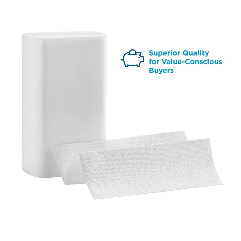 Georgia-Pacific Blue Select Multifold 2-Ply Paper Towels, White