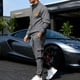 thumbnail image 2 of Kalauyu Men's Tracksuit 2 Piece Half Zipper Sweatsuit Sets Casual Jogging Athletic Suits, 2 of 9