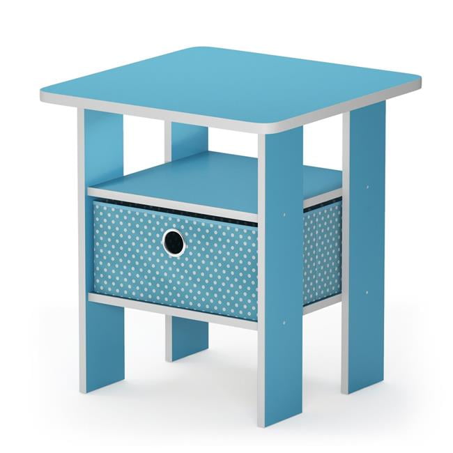 11157lbl Lbl Andrey End Table Nightstand With Bin Drawer Light Blue Com 11157lbl Lbl Andrey End Table, Light Blue Chairside Table