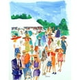 thumbnail image 3 of Paraskevas, Michael 12x14 Black Modern Framed Museum Art Print Titled - Summer Food Festival, 3 of 5