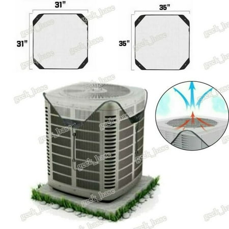 

Outdoor AC Defender Top Covers - All Season Universal Mesh Air Conditioner Cover - 35nch X 35inch