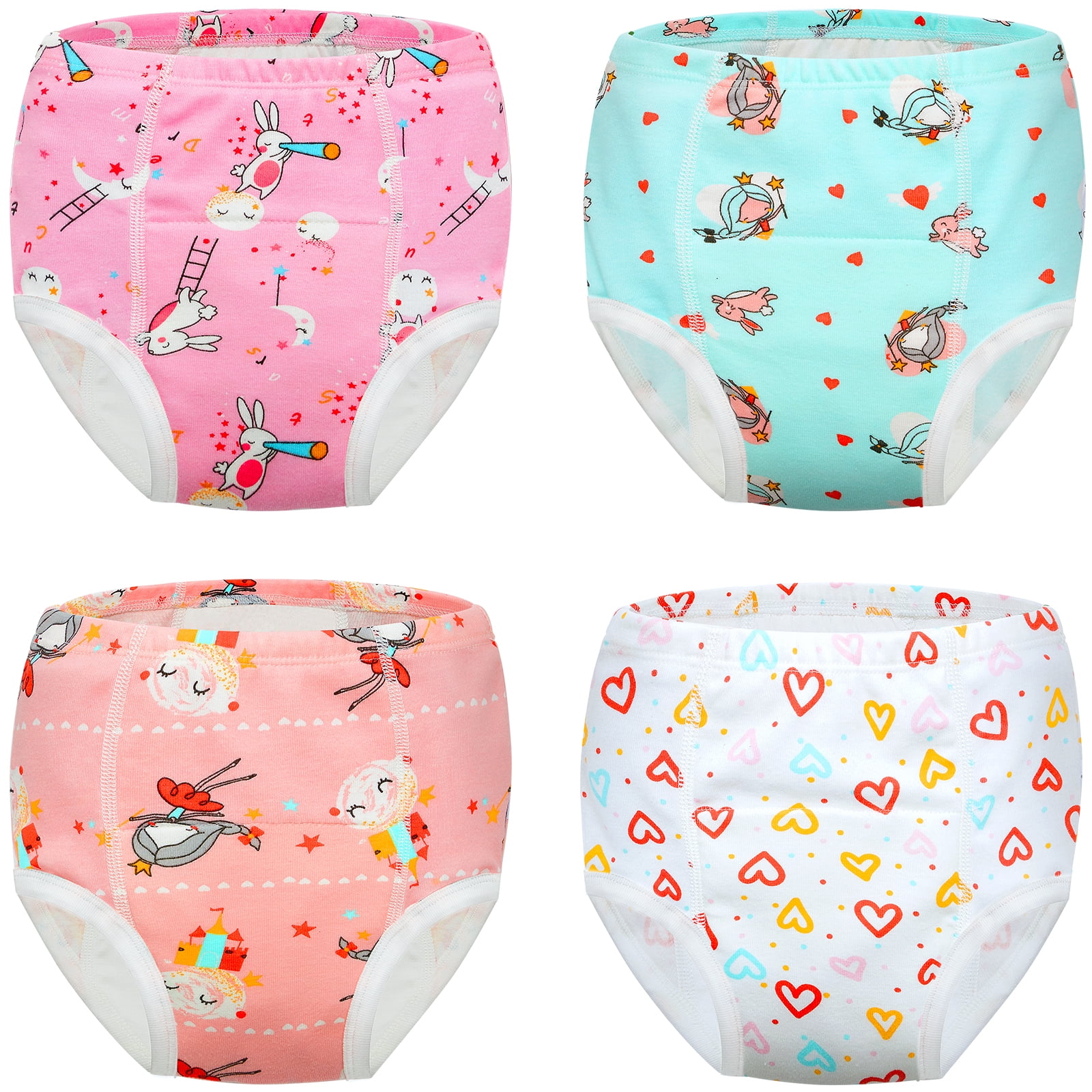  Closecret Toddler Soft Cotton Underwear Baby Panties