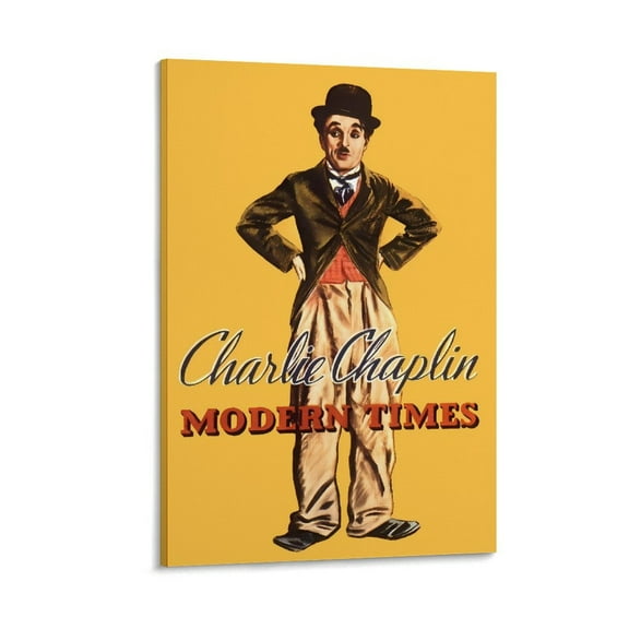 Charlie Chaplin Modern Times Poster (6) Art Poster Canvas Painting Decor Wall Print Photo Gifts Home Modern Decorative Posters 24x36inch(60x90cm)