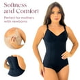 thumbnail image 2 of VIÉRE - Maternity Shapewear Bodysuit - Bodysuit with Nursing Bra - Women’s Shapewear Bodysuit - Bodysuit Tummy Control - Post Partum Underwear- Body Shaper - Bodysuits for Women - Black, M, 2 of 6