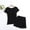 Black, variant on Fengqque Comfortable Fit Postpartum Maternity Maternity Nursing Set V-neck Short Sleeved Postpartum Clothing For Pregnant Breastfeeding Dress Home Clothing Short Sleeved V-neck Dress