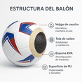 thumbnail image 4 of Balón Fútbol No.5 Termosellado Mundial 2025 Blanco con Bomba y Accesorios, 4 of 10