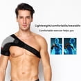 thumbnail image 3 of Shoulder Compression Sleeve - Support Brace for Injuries - Orthopedic Pain Relief - Black/Grey - Right Shoulder, 3 of 3