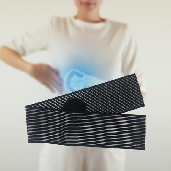 EHJRE Umbilical Hernia Belt Adjustable for Abdominal Ventral Hernias Navel Hernias 110cmx16cm