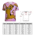 thumbnail image 2 of Scooby Doo Womens T-shirts Crewneck Shirts Blouse Short Sleeve Tee Shirts Girls Tops 6XL, 2 of 8