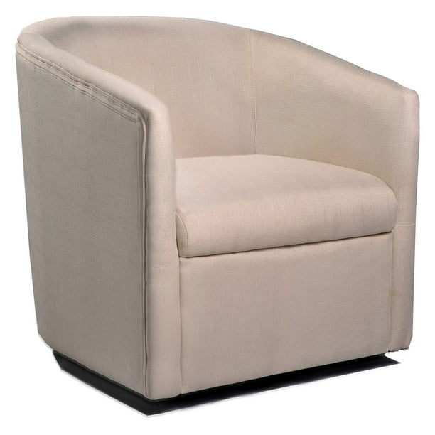 US Pride Furniture Madge Barrel Back Swivel Accent Chair