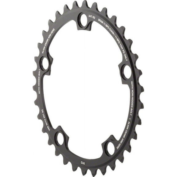SRAM Road 22 Chainring - Black Tooth Count: 34 Chainring BCD: 110