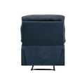 thumbnail image 4 of Oakwood Woven Fabric Recliner, Blue, 4 of 8