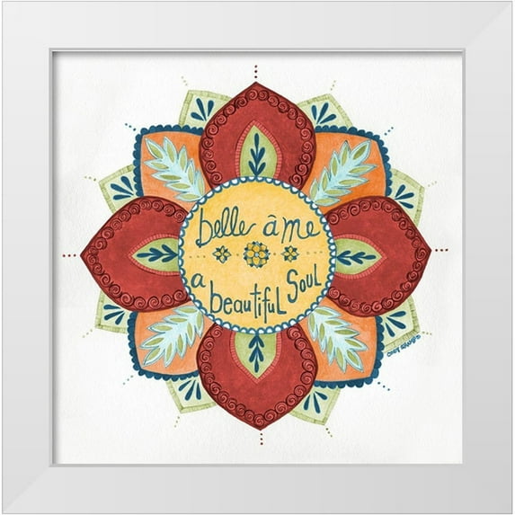 Shamp, Cindy 15x15 White Modern Wood Framed Museum Art Print Titled - Beautiful Soul