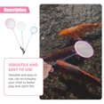 thumbnail image 2 of FRCOLOR Fish Tank Net Portable Aquarium Fishing Net for Small Fish and Shrimp with PVC Material Assorted Color Compact Lightweight Design,15.35"X4.53"X0.2", 2 of 5