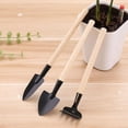 thumbnail image 6 of XINYUAN Flower Pots Multifunctional Wooden Handle Small Rake Shovel Shovel Garden Z8F3, 6 of 8