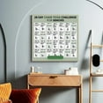 thumbnail image 4 of 28 Day Chair Yoga Chart Home Yoga for Seniors Training Guide Poster (1) Canvas Print Wall Art Decoration Living Room Office Bedroom Aesthetic, 4 of 4