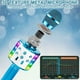 thumbnail image 5 of Micrófono para niños, micrófono de karaoke inalámbrico Bluetooth con luces LED de baile, altavoz de karaoke de mano portátil, juguetes de cumpleaños para niños adultos (azul) Sincero  Hogar, 5 of 7