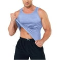 thumbnail image 6 of lmcalzta Mens Athletic Tank Tops Summer Crew Neck Gym Sleeveless Undershirts Workout Biker T Shirts, 6 of 7