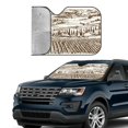 thumbnail image 3 of Kdxio Vineyard Landscape 1 Print Front Windshield Sun Shade,Folding Auto Sunshade for Car Truck SUV-Medium, 3 of 7