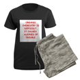 thumbnail image 5 of CafePress - Organic Chemistry Pajamas - Women's Short Sleeve Print T-Shirt and Pants Dark Cotton Pajama Set, 5 of 7