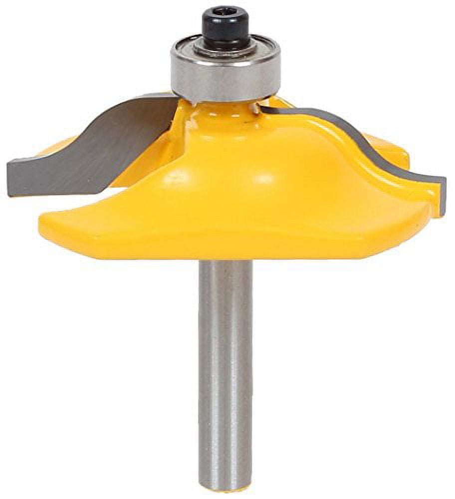 Yonico Small Door Panel & Baseboard Ogee Molding Router Bit - 1/4" Shank -12132q