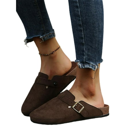 

Xavaria Women s Closed Toe Slipper Shoes Slip on Fashion Sneakers Platform Casual Walking Flats