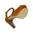 thumbnail image 4 of New Women Breckelles Brina-21 PU Peep Toe T-Strap Platform Chunky Heel Sandal, 4 of 6
