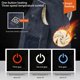 thumbnail image 4 of Chaqueta Calefactable Usb Chaleco Eléctrico Lavable Para Hombres Mujeres Esquí Invierno Pesca Camping Speravity HA046619-01, 4 of 6