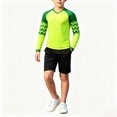 thumbnail image 5 of Kids Goalkeeper Uniform, Multicolor Long Sleeve Football Training Set, Soccer Goalie Jersey & Pants For Boys & Girls Green 11-12 Years, 5 of 6